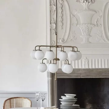 Palma chandelier - brass