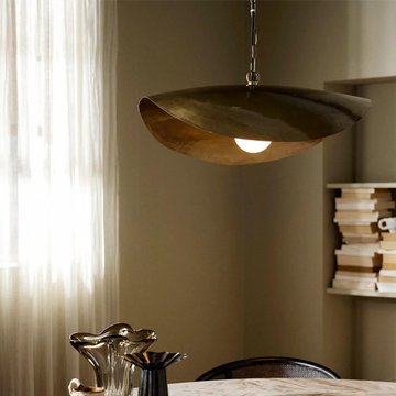 Shakti hanging lamp - brass