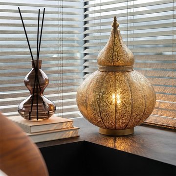 Aladin table lamp - small - gold - metal