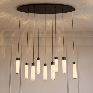 Chavine chandelier - bronze - metal