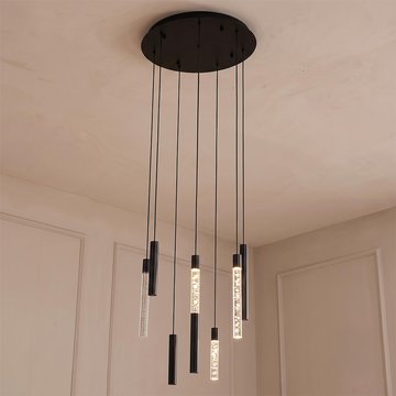 Oxley chandelier - small - bronze - metal