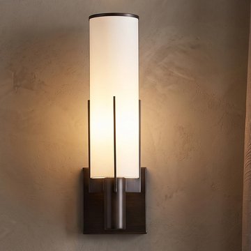 Magly wall lamp - bronze - glass and metal