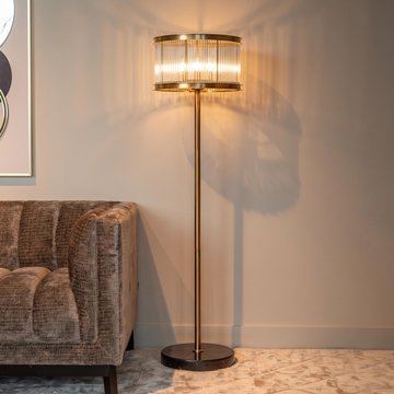 Nadine bronze metal floor lamp