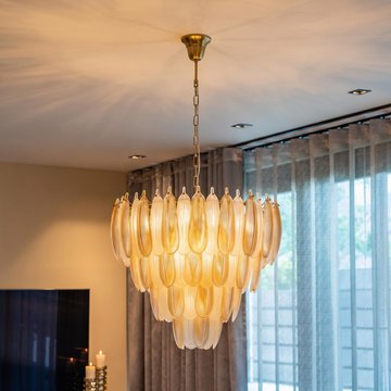 Chloe glass chandelier