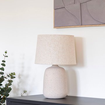 Croft table lamp - stone