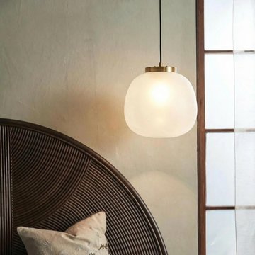 Frost pendant lamp - gold