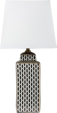Paris ceramic table lamp - gold