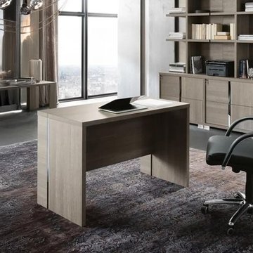 Tivoli office desk - 120cm - grey wood
