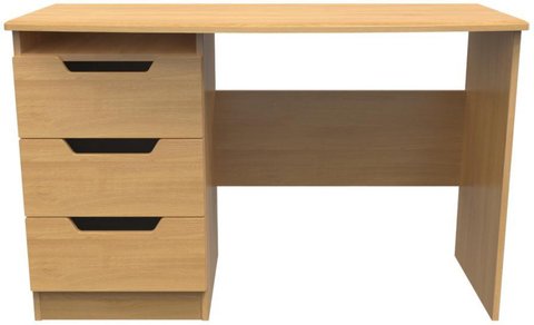 Bella desk - 3 drawer - oak