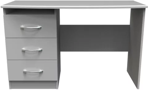 Eve desk - 3 drawer - grey