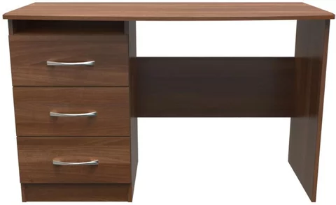 Eve desk - 3 drawer - walnut