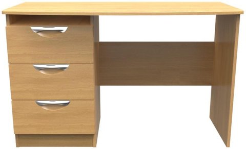 Flora desk - 3 drawer - oak