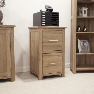 Opus filing cabinet - 2 drawer - oak