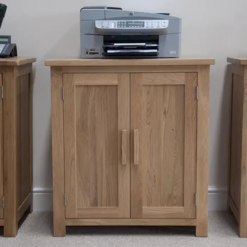 Opus printer cabinet - 2 door - oak