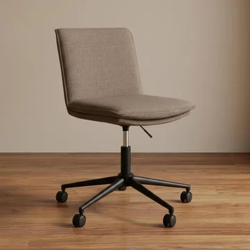 Flynn office chair - light grey fabric