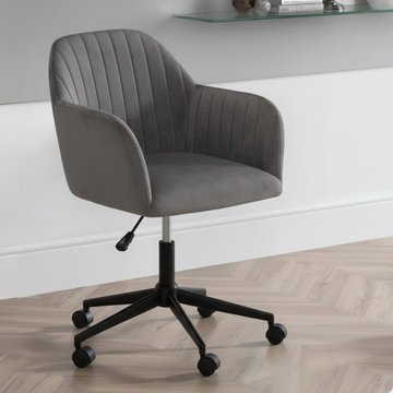 Kahlo office chair - grey fabric