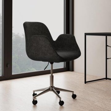 Beth office chair - dark grey fabric