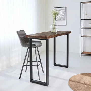Preston bar table - industrial - rustic