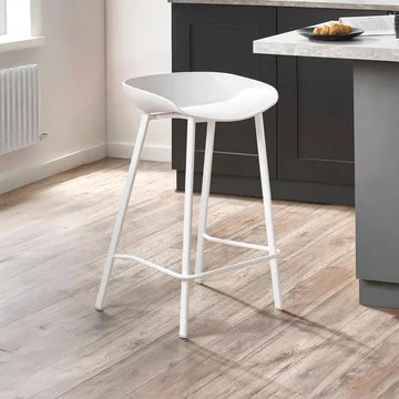 Renzo barstool - set of 2 - white
