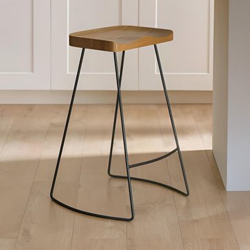 Travis barstool - set of 2 - brown