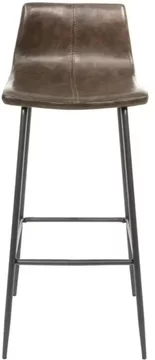 Clearance - erlangen barstools - set of 2 - vintage chestnut leather - fss14758
