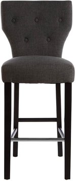 Decatour barstool - set of 2 - grey fabric