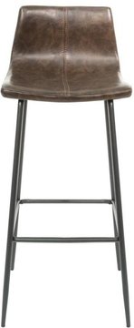 Erlangen barstools - set of 2 - vintage leather - chestnut