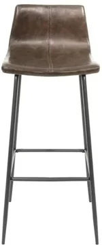 Clearance - bermuda barstools - set of 2 - chestnut vegan leather - fss14790