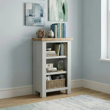 Lundy bookcase - small - grey painted