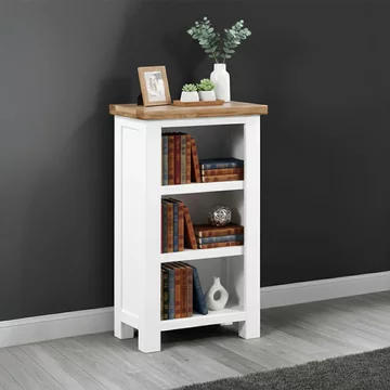 Lundy bookcase - small - white painted