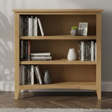Kilkenny low bookcase - oak