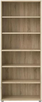 Clearance - prima bookcase - high - oak - a546