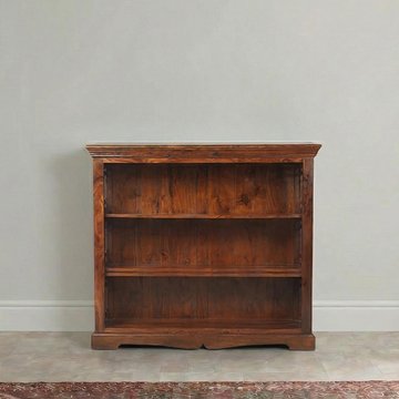 Indian sheesham low bookcase