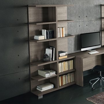 Tivoli bookshelf - grey wood