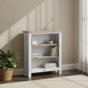 Clearance - modern bookcase - grey painted - fss17212