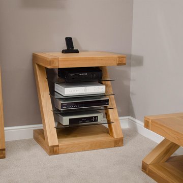 Z designer hifi unit - oak