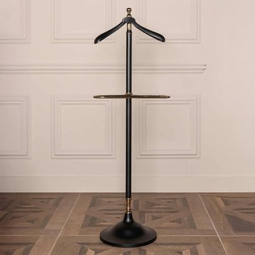 Balley coat rack - black and gold - metal