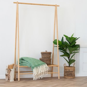 Manaus clothes rack - bamboo - natural