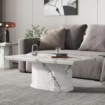 Naples coffee table - white marble