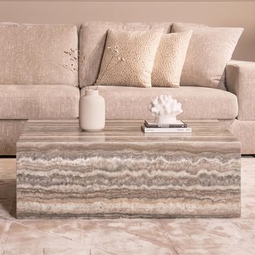 Dulce coffee table - grey - marble