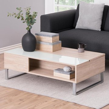 Azalea coffee table - 1 lift up - sonoma oak