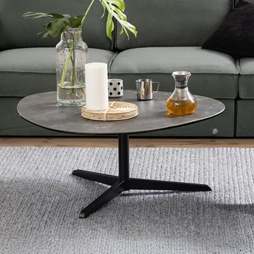 Barnsley coffee table - large - black fairbanks ceramic
