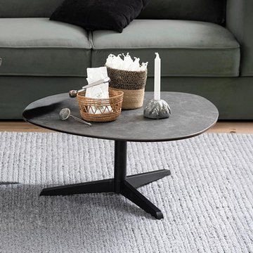 Barnsley coffee table - small - black fairbanks ceramic