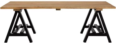 Hampstead coffee table - pine wood and metal