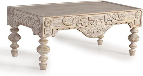 Kasherazi coffee table - carved mango wood