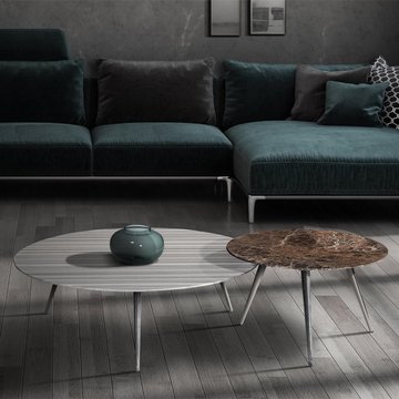 Livia coffee table - oval - marble - variation available