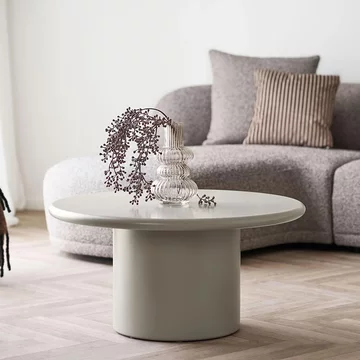 Nagano coffee table - round - concrete