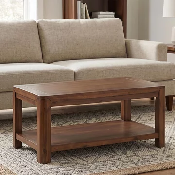 New monterey coffee table - walnut - acacia wood