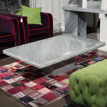 Roma occasional table - chiseled edge - marble - variation available