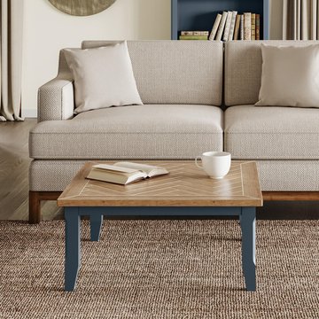 Signature blue coffee table
